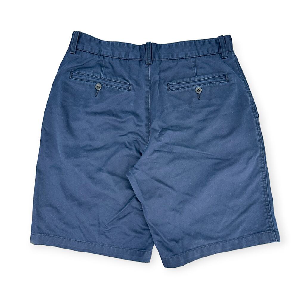 GAP | Size 33 | Essential Navy Blue 9-Inch Flat Front Khaki Chino Walking Shorts - Picture 6 of 7
